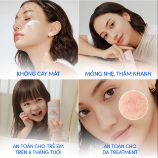 Sữa chống nắng dịu nhẹ an toàn cho da nhạy cảm Anessa SPF 50+ 60ml chính hãng Nhật Bản