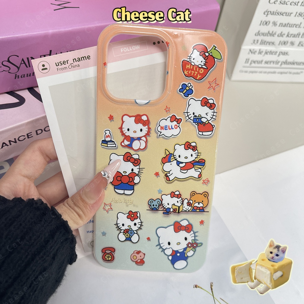 ốp Kitty ốp điện thoại hình mèo con dễ thương cho iPhone 13 14 15 16 11 12 17 Pro Max 17 Air 6 7 8 Plus XR Xs Max
