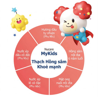 Thạch hồng sâm Mykids Red Ginseng Jelly Strong Daesang Wellife 20g×20 cái