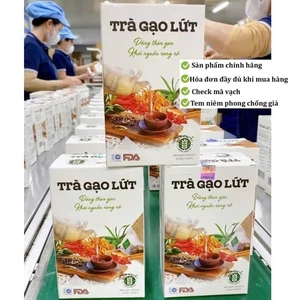 Trà Gạo Lứt Kỳ Tử Chính Hãng Hộp 20 Gói - Trà giảm cân giảm béo Mix 8 Vị Thảo Mộc đốt mỡ thừa giữ dáng detox đẹp da