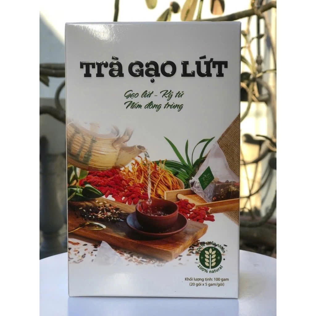 ✅ [Chính Hãng] Trà giảm cân Gạo Lứt Kỳ Tử Hộp 20 Gói ✅ Trà giảm béo Mix 8 Vị Thảo Mộc đốt mỡ thừa giữ dáng đẹp eo thon
