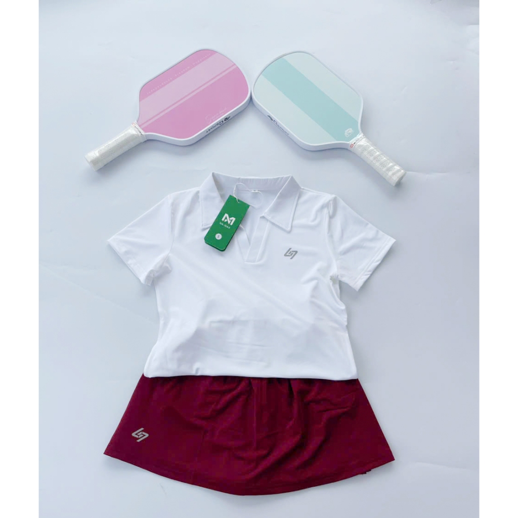 [SALE 25/6 GIẢM 40K] Set Áo Váy Thể Thao Nữ Namax, Đồ Thể Thao Nữ, Đồ Pickleball Nữ Có Quần Bảo Hộ - SET.01