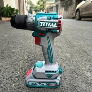 TOTAL  Máy khoan không chổi than không búa 20V KÈM PIN SẠC TDLI20602 / TDLI206021