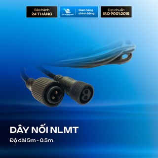 Ảnh 2 – Dây Nối Dài 5M Cho Đèn Năng Lượng Mặt Trời ATH LIGHTING, Loại Dây To 2x0.5 Giắc 2 Chân Có Khoá Kín Nước