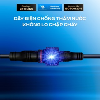 Ảnh 5 – Dây Nối Dài 5M Cho Đèn Năng Lượng Mặt Trời ATH LIGHTING, Loại Dây To 2x0.5 Giắc 2 Chân Có Khoá Kín Nước