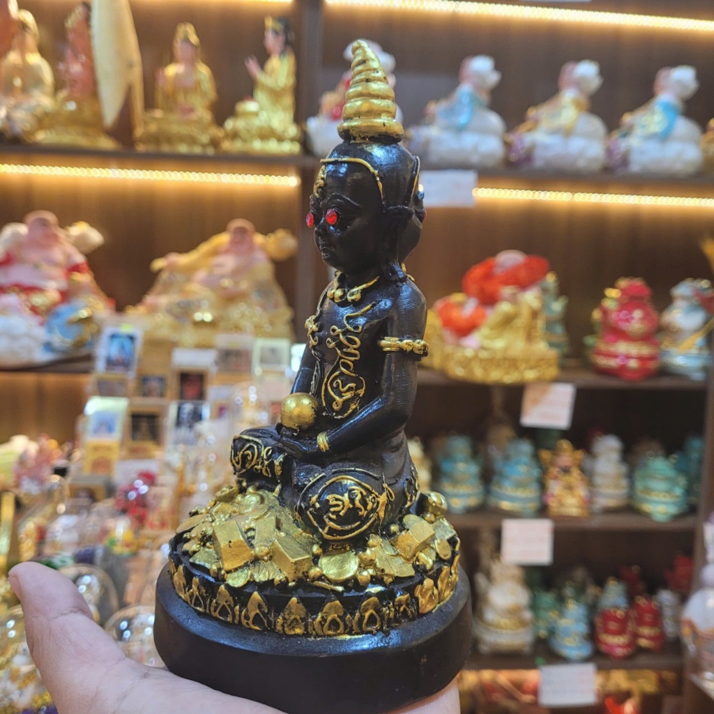 Tượng Trang Trí Bàn Làm Việc Cao 20cm Decor Góc Phòng Phong Cách Thái Lan