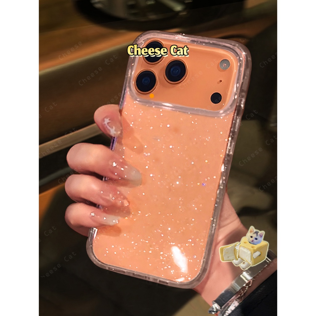 Ốp điện thoại lấp lánh tối giản có đính sequin cho iPhone 17 Pro Max dành cho iPhone 11 12 13 14 15 16 Xs Max 7 Plus