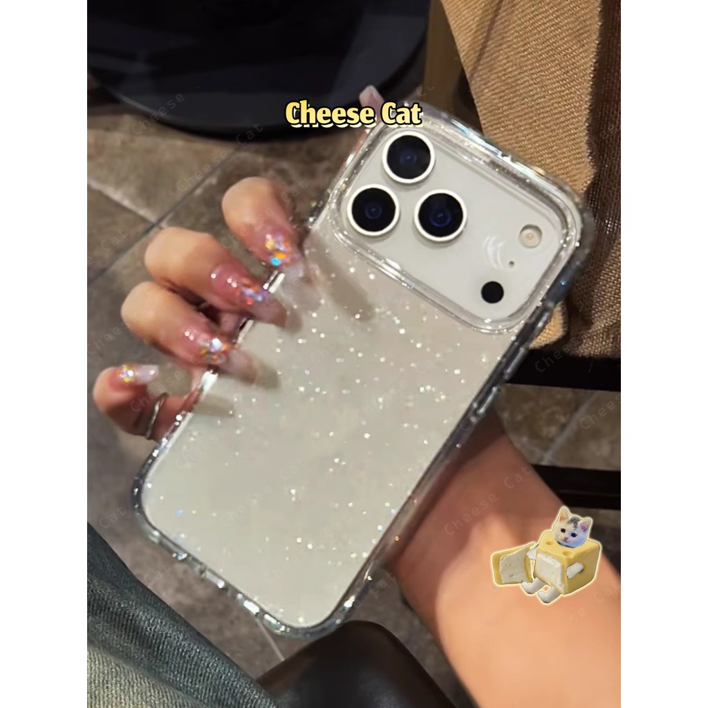Ốp điện thoại lấp lánh tối giản có đính sequin cho iPhone 17 Pro Max dành cho iPhone 11 12 13 14 15 16 Xs Max 7 Plus