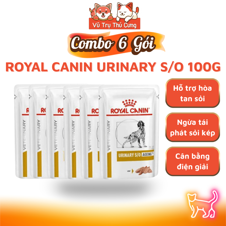 Pate Cho Chó Royal Canin Urinary S/O Hỗ Trợ Sỏi Thận