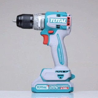 TOTAL  Máy khoan không chổi than không búa 20V KÈM PIN SẠC TDLI20602 / TDLI206021