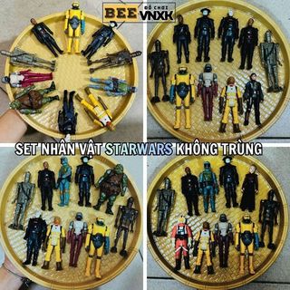 Set mô hình nhân vật Star Wars cao 11cm xuất dư, không trùng lặp - Đồ chơi BEE VNXK