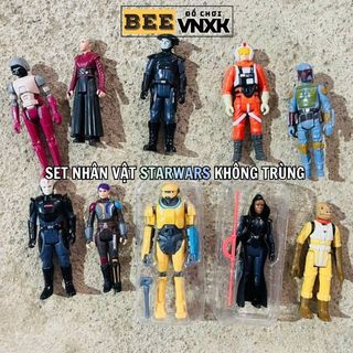 Set mô hình nhân vật Star Wars cao 11cm xuất dư, không trùng lặp - Đồ chơi BEE VNXK