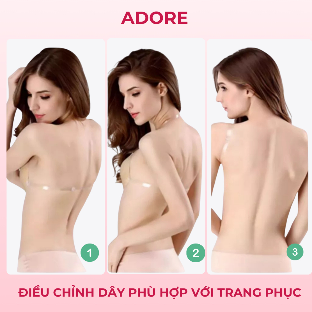 Miếng Dán Ngực Tạo Khe Cài Trước Adore Bra With Hole – Bí Quyết Tự Tin Vòng 1 Quyến Rũ | BigBuy360 - bigbuy360.vn