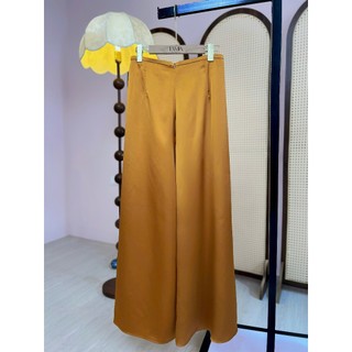 Quần lụa ống rộng nhiều màu
