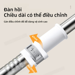 Cây Lau Nhà Kẹp Khăn Thay Thế Bản Nâng Cấp 36cm GREESINDOOR Dùng Khăn Vải,Khô, Ướt Sử Dụng 1 Lần