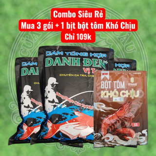Combo Cám Danh Đen Vị Tanh Siêu Rẻ Câu Đủ Mọi Loại Cá