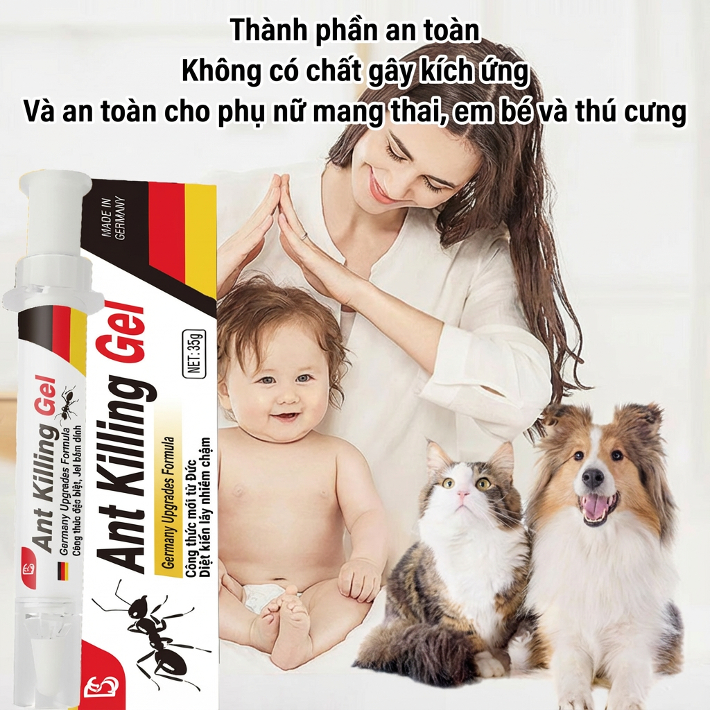 M1T1 diệt kiến - thuốc diệt kiến 35g cực hot, kiến tha nhau bỏ tổ
