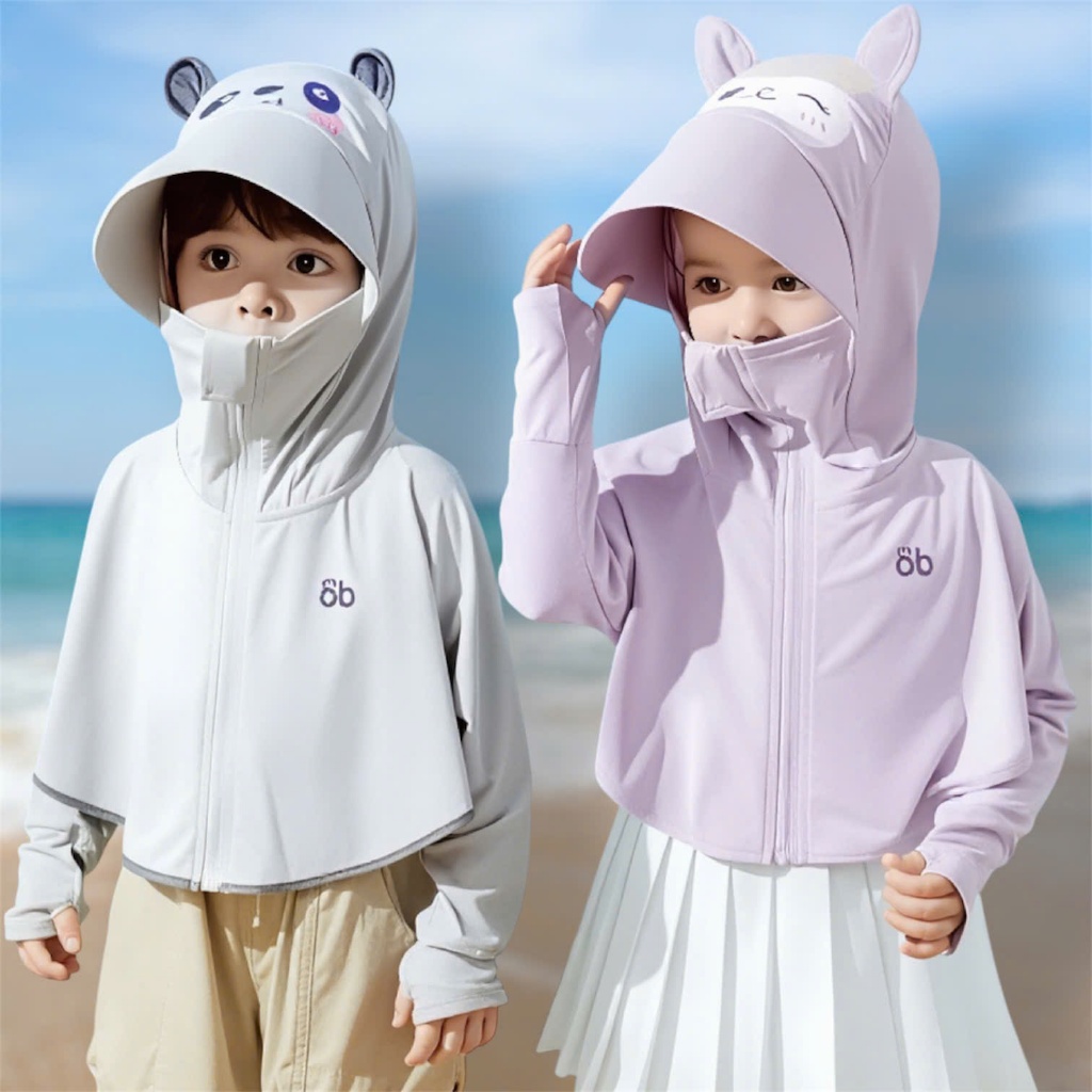 Áo Chống Nắng Labubu Cánh Dơi Cho Bé – Chất Thun Lạnh Mát, Chống Nắng UV Bé Trai Bé Gái 6-40kg #MT3