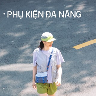 3PhầnTư - [Không Kèm Dây Đeo] Ví Mô-đun Bản To Nam Nữ Khoá Kéo Vải Taslan - ABGU24001