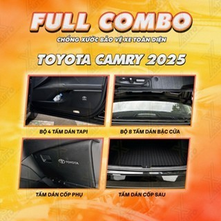 Full bộ 14 tấm dán chống xước Tapli cánh cửa xe, bậc cửa xe, cốp phụ, cốp sau xe ô tô - Chất liệu da carbon cao cấp