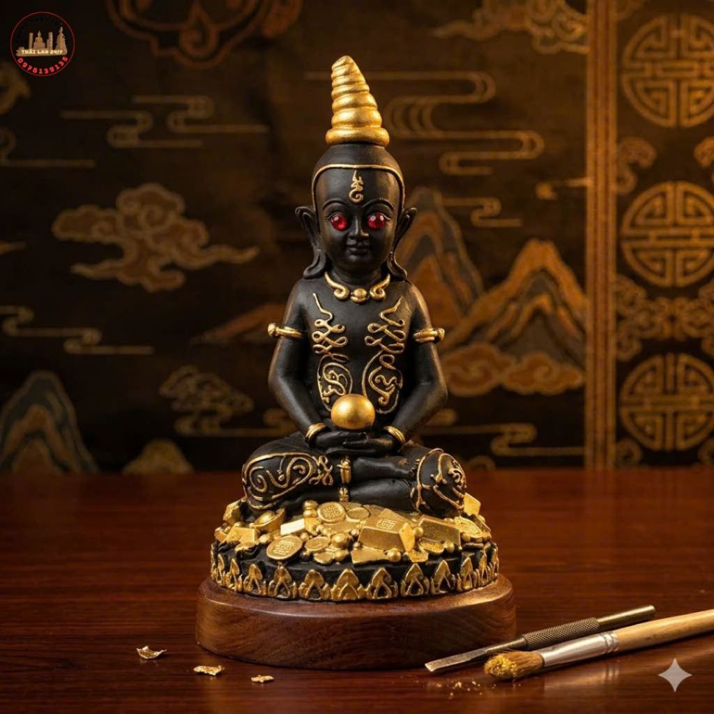 Tượng Trang Trí VẬT TRANG TRÍ KỆ TỦ PHONG CÁCH THAILAND TINH XẢO 20CM