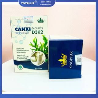 Canxi Tảo Biển D3K2 Kingphar – Hấp Thu Tốt, Phát Triển Chiều Cao & Xương Chắc Khỏe