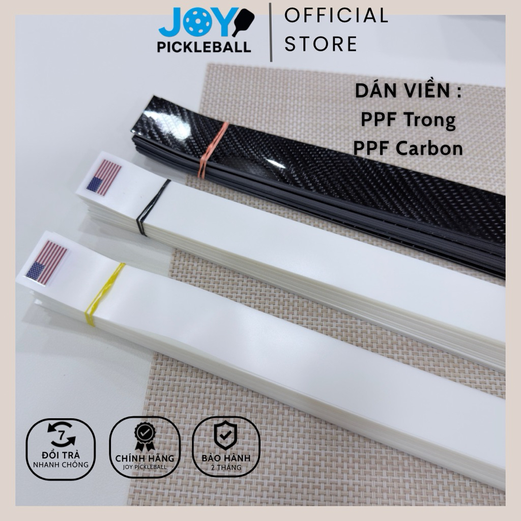[Hoả Tốc] Miếng 𝐃𝐚́𝐧 𝐏𝐏𝐅 bảo vệ Viền Vợt Pickleball, chất liệu PPF Cao cấp Loại 1, bảo vệ Cạnh vợt tối ưu