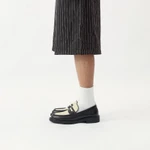 Giày Lười Nam Nữ THEWOLF SEAN PENNY LOAFER - Đen / Đen Kem / Tan — ảnh 4