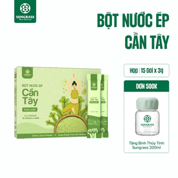 Tinh Chất Nước Ép Cần Tây SUNGRASS Nguyên Chất - Canh Tác Tự Nhiên Không Hóa Chất
