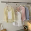 TRIANGLE - Pastel Shirt (Cân nhắc kỹ, return is not welcomed)- Áo sơ mi mỏng kèm áo hai dây style Hàn tone màu pastel