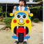 Trang phục chủ đề giao thông, áo yếm hình xe , trang trí mầm non, đồ dùng mầm non, chủ đề giao thông , đồ chơi mầm non
