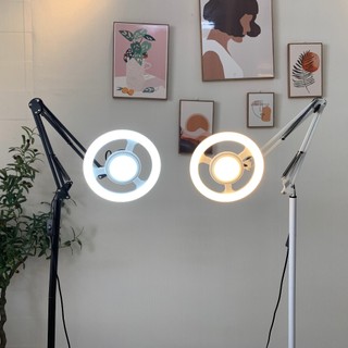 Đèn Led soi da trục khuỷu 3 màu ánh sáng, Đèn led trục khuỷu spa, phun xăm, nối mi, nail xoay 360 độ