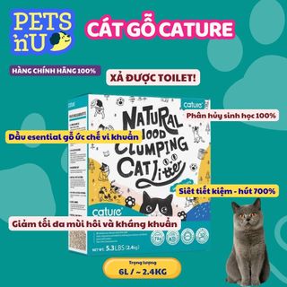 [CHÍNH HÃNG] [CATURE MỸ] CÁT VỆ SINH PURCATS ĐẬU NÀNH / CÁT GỖ 6L / MIX ĐẬU NÀNH + CÁT GỖ