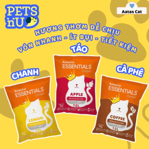 Cát đất sét Aatas 5L - 10L - Cát đất sét Mèo đất sét Bentonite tự nhiên __ ĐẤT SÉT