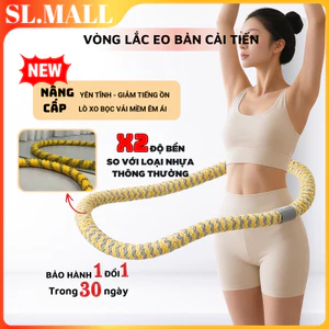 Vòng Lắc Eo Lò Xo Bọc Vải Mềm – Dụng Cụ Tập Gym Yoga Tại Nhà Giảm Eo 1.5–2.5kg
