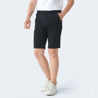 Quần Short Tây Âu Nam Cotton Co Dãn 4 Chiều không Nhăn Form Ôm Chuẩn Style Hàn Quốc - Quần Lửng