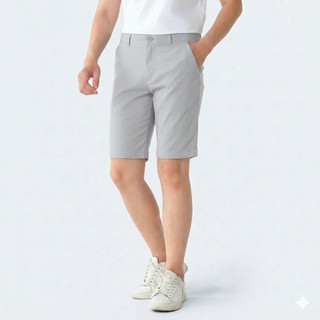 Quần Short Tây Âu Nam Cotton Co Dãn 4 Chiều không Nhăn Form Ôm Chuẩn Style Hàn Quốc - Quần Lửng