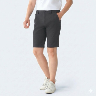 Quần Short Tây Âu Nam Cotton Co Dãn 4 Chiều không Nhăn Form Ôm Chuẩn Style Hàn Quốc - Quần Lửng