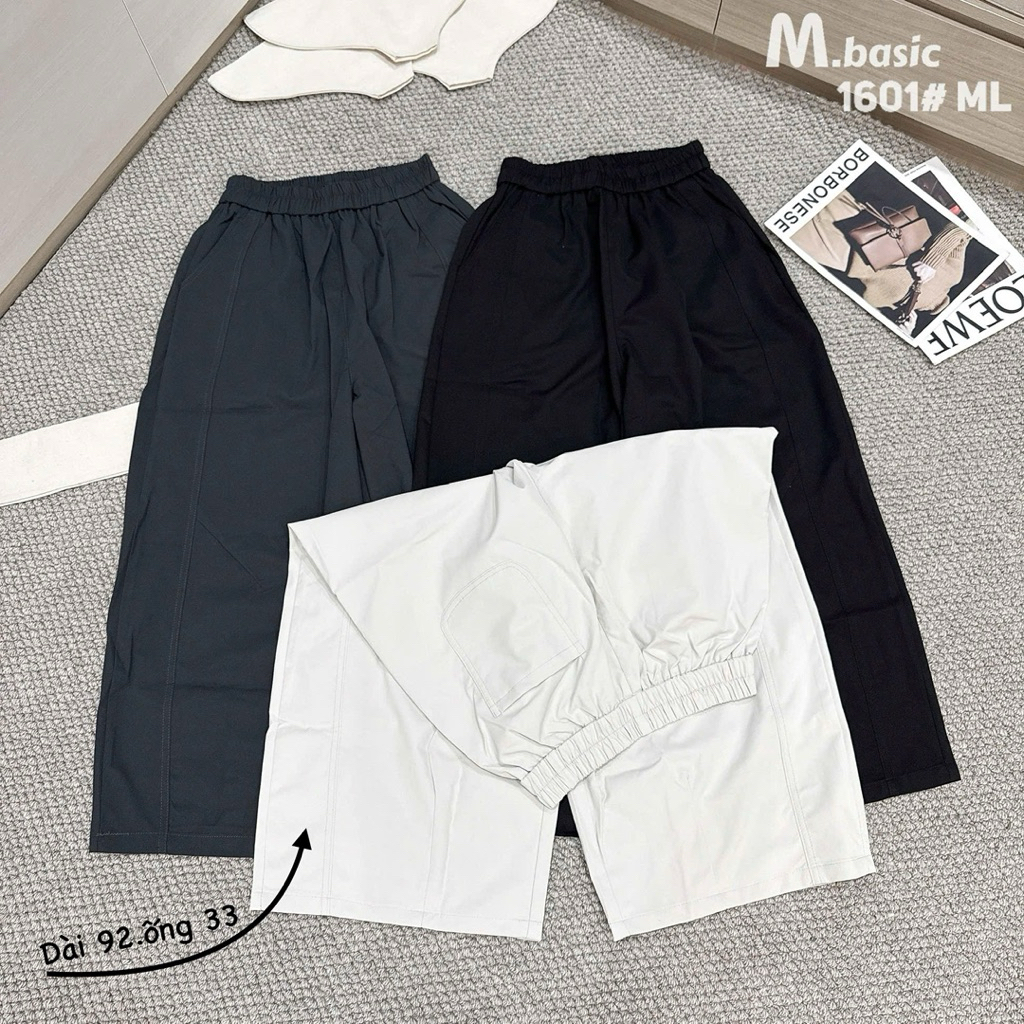Quần Dài Nữ Kaki Mềm Dáng Suông, Quần Kaki Nữ Cạp Cao Dễ Phối Đồ | SANA CLOSET #1601