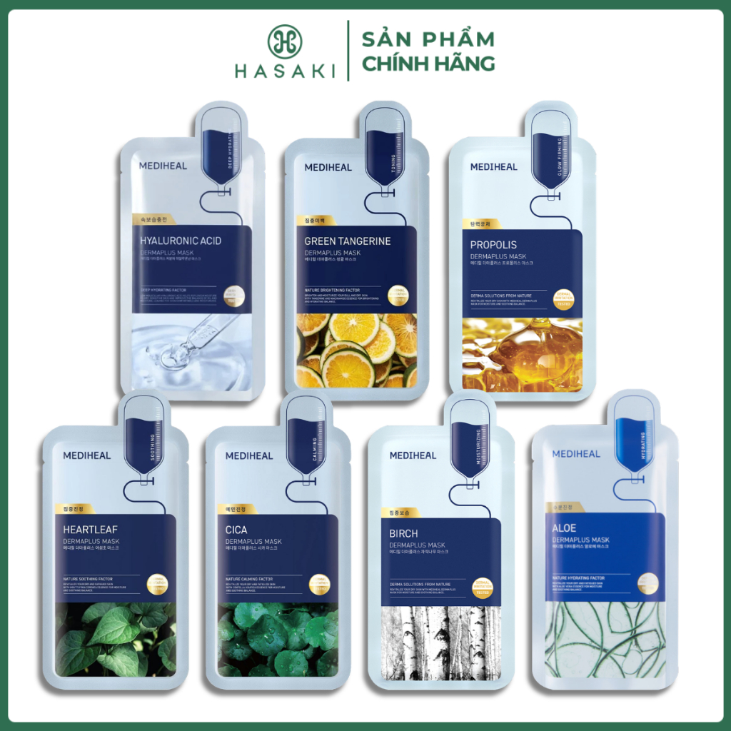 Mặt Nạ Mediheal Dermaplus Mask Cấp Ẩm, Dưỡng Sáng, Làm Dịu Và Phục Hồi Da 22ml