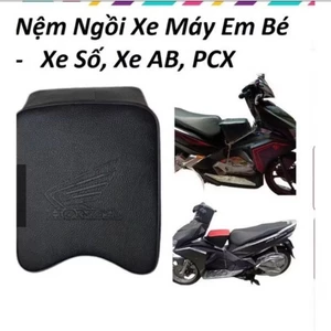 GHẾ NỆM ĐI XE MÁY CHO BÉ ,CỤC NỆM DÀNH CHO XE AB-PCX CHO BÉ 2-7 TUỔI