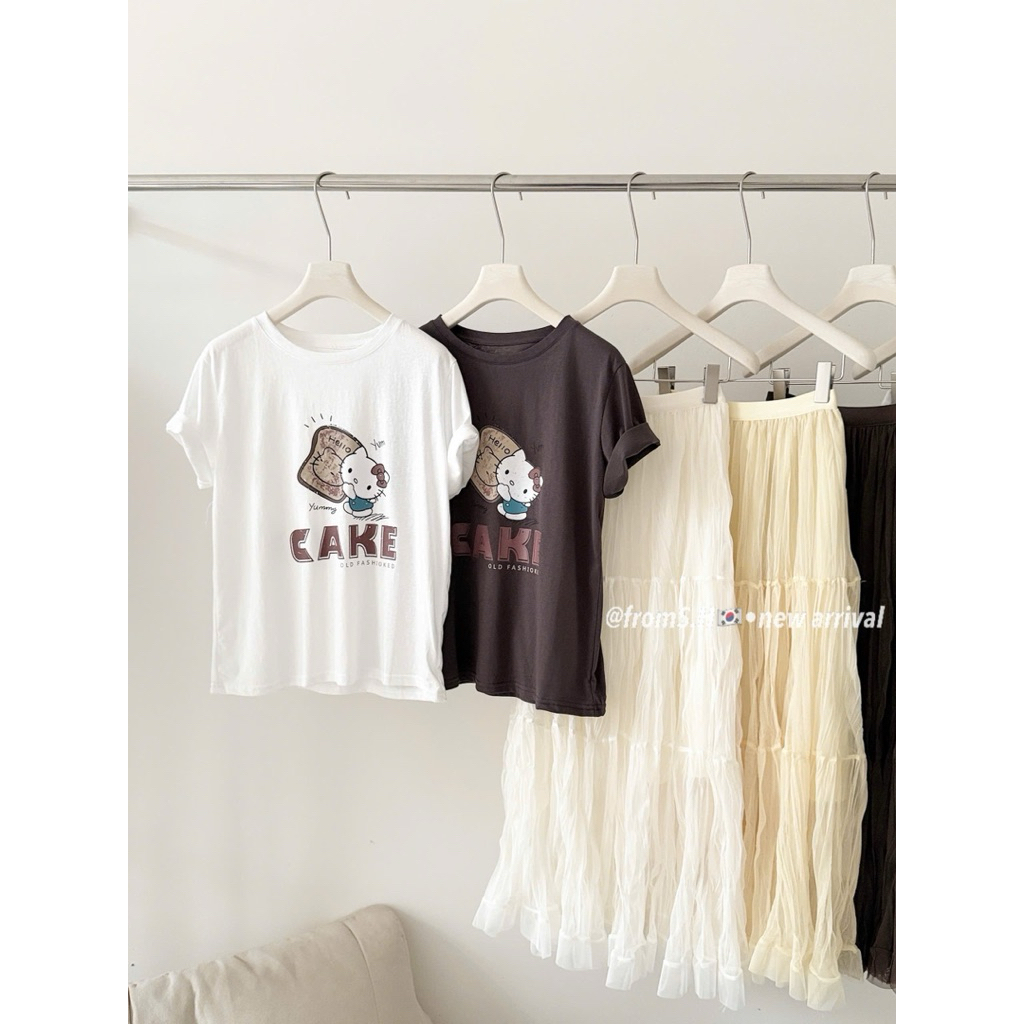 [𝐒𝐮𝐙𝐲] Áo Thun Mèo Hello Kitty QCCC (48-57kg)