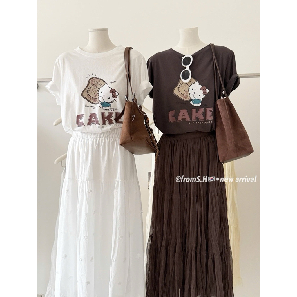 [𝐒𝐮𝐙𝐲] Áo Thun Mèo Hello Kitty QCCC (48-57kg)