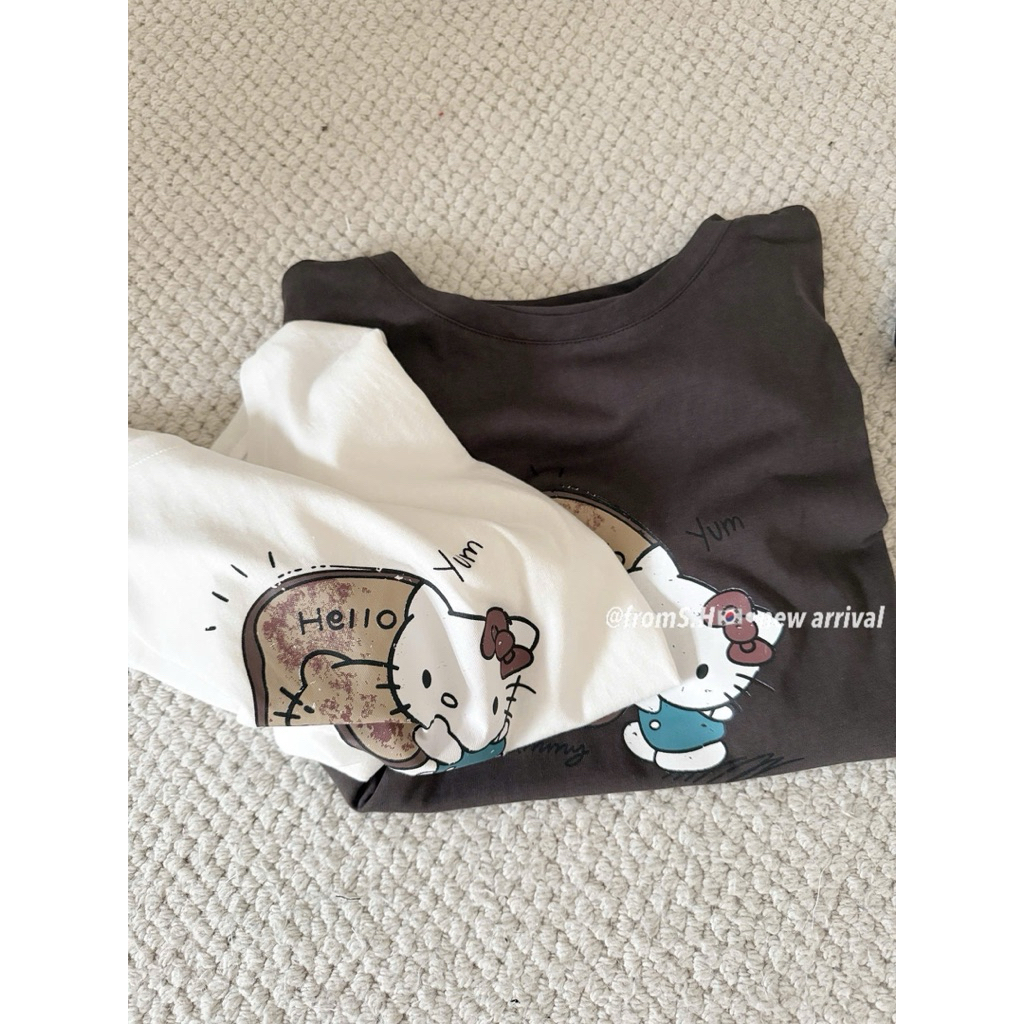 [𝐒𝐮𝐙𝐲] Áo Thun Mèo Hello Kitty QCCC (48-57kg)