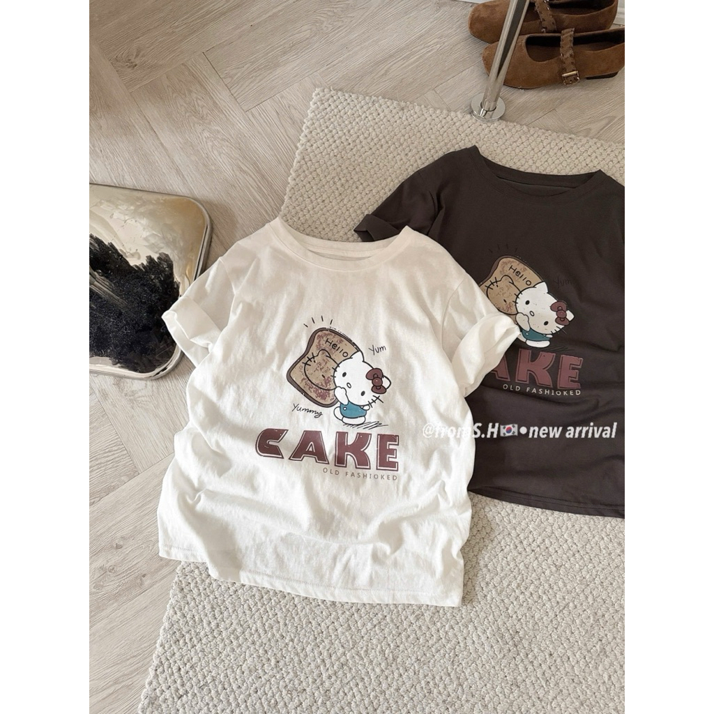 [𝐒𝐮𝐙𝐲] Áo Thun Mèo Hello Kitty QCCC (48-57kg)