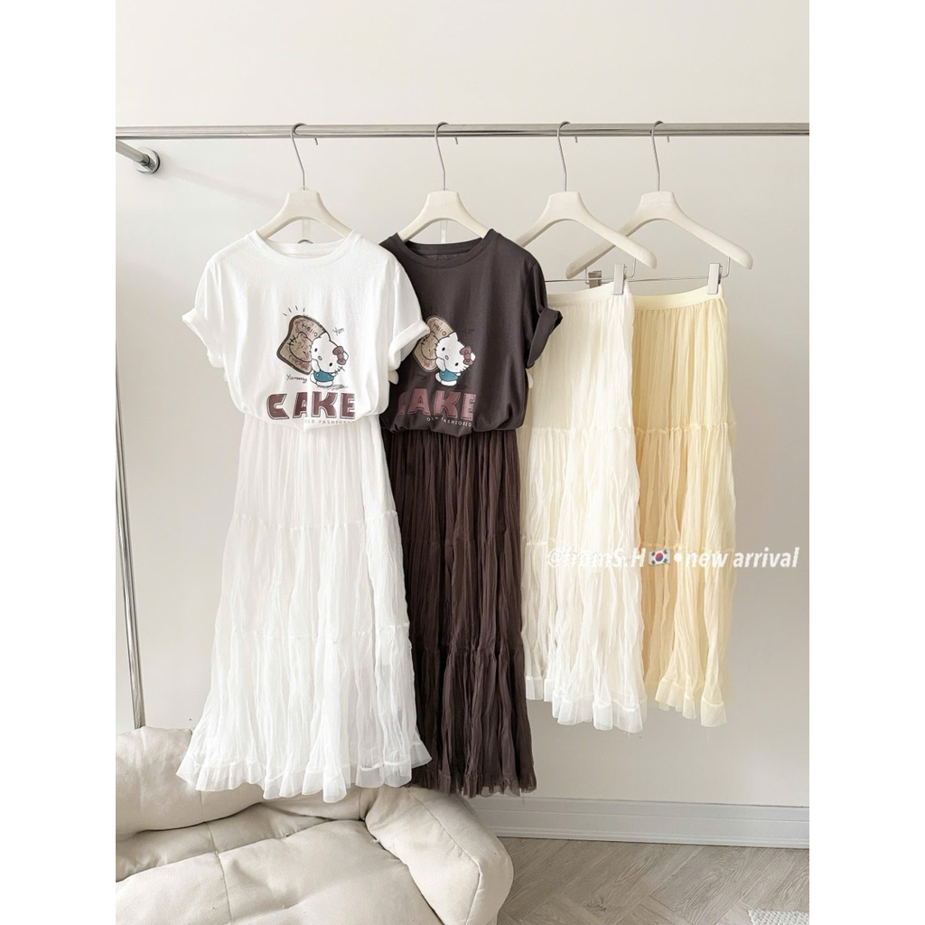[𝐒𝐮𝐙𝐲] Áo Thun Mèo Hello Kitty QCCC (48-57kg)