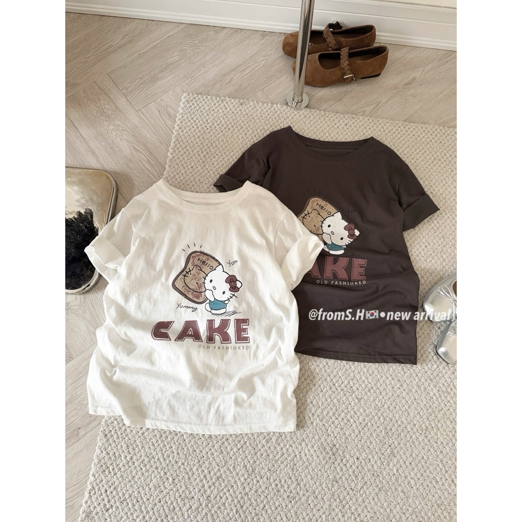 [𝐒𝐮𝐙𝐲] Áo Thun Mèo Hello Kitty QCCC (48-57kg)