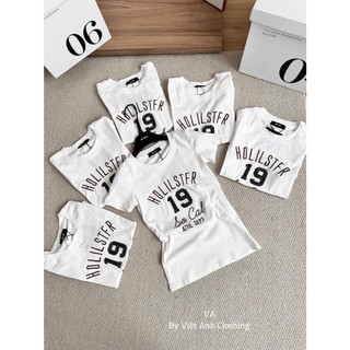 Áo Thun Nữ Số 19 Màu Trắng Form Vừa Babytee QCCC Cao Cấp