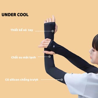 COMBO Chống Nắng 3 Món, Khẩu Trang Có Gọng - Găng Tay - Mũ Vành Nửa Đầu UNDERCOOL Chống Tia UV Hiệu Quả Bảo Vệ Da CB01