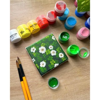 [Hỏa tốc HCM]Hũ màu Acrylic Mont Marte vẽ đa chất liệu dung tích 20ml